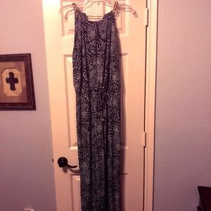 laundry by Shelli Segal Black & White Jumpsuit